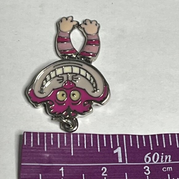 Disney Parks Charmed in The Parks Cheshire Cat Charm Dangle Enamel Metal - Picture 5 of 6
